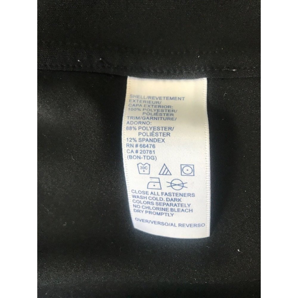 Tommy Hilfiger Navy White Women's  Rain Wind Jacket Hooded Small S Retro - Picture 5 of 9